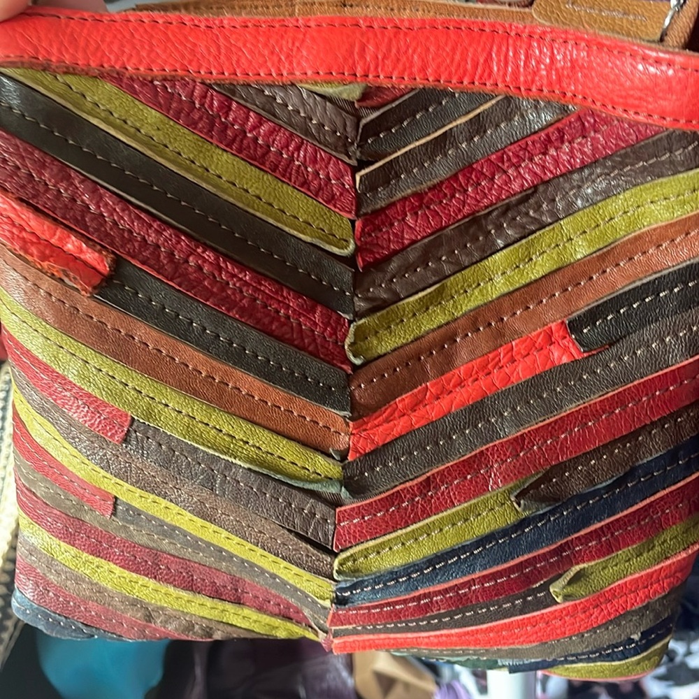 Hobo Bag multi color leather